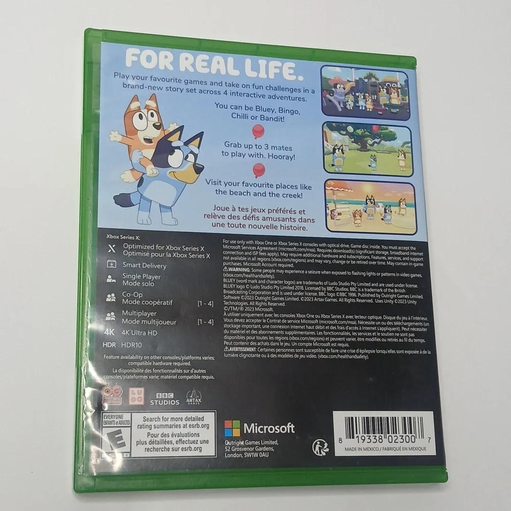 Bluey Xbox series X,‎ Xbox One game
